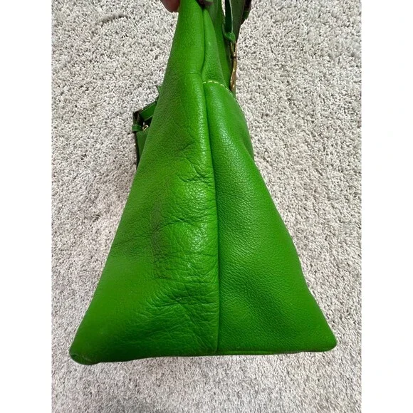 DOONEY AND BOURKE GREEN APPLE NORTH SOUTH ZIPPER SAC ORG. - Picture 7 of 12